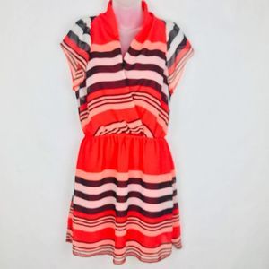 BCBGeneration Womens Size Medium Striped SemiSheer